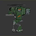 Mech Warrior Mech Soldier Machine Battlearm Mechanical Battlearm Machine Fighter Robot 3d model