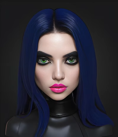 modern woman beauty lady female 3d model