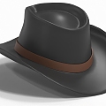 Cowboy Hat Casual Hat 3d model