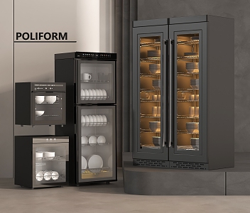 modern disinfection cabinet 3d model