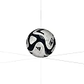 Adidas High Quality Black and White Patterned Soccer Ball Sports Equipment