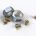 High Strength Industrial Hex Bolts And Metal Nuts For Heavy Machinery Use