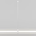 Modern Linear Chandelier With Sleek Metal Frame For Contemporary Living Space