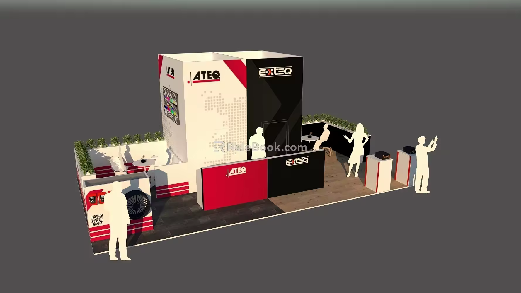 Counter design 3d model