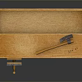 Wooden Functional Workbench with Drawers Cabinet and Tool on Top Surface