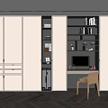 Modern Wardrobe Custom Wardrobe 3d model