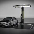 Modern Commercial Electric Vehicle Charging Station for Mercedes-Benz Car Charging