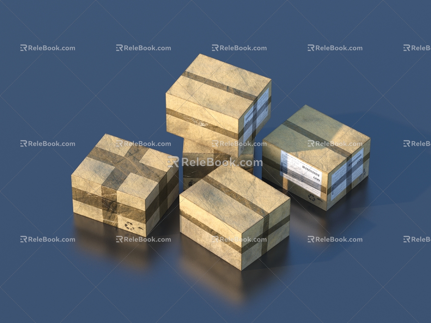 Boxes Paper Boxes Paper Boxes 3d model