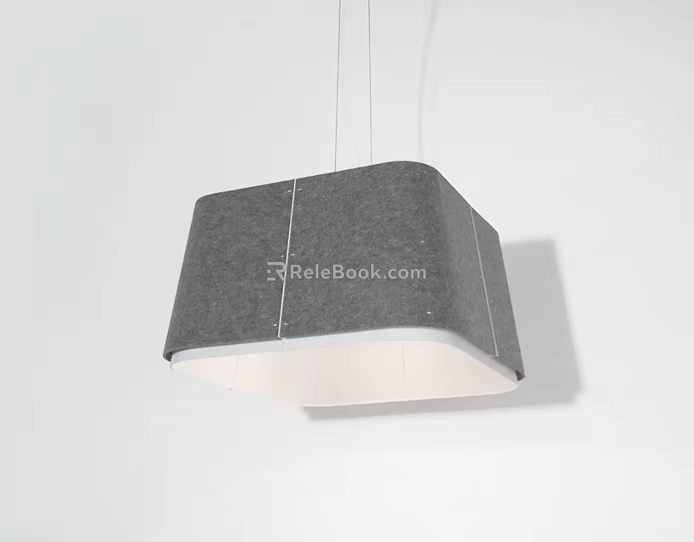 Office lamps and lanterns felt sound-absorbing lamp collaborative area lamps and lanterns 3d model