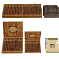 Modern Cigar Cigarette Log Box 3d model