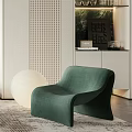 Modern Living Room With Light Gray Sofa Golden Bear Sculpture And Marble Fireplace