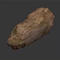Decorative Natural Wood Stone Material With Rough Textured Surface And Pink Green Hue