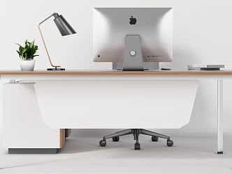 Modern Office Desk and Chair Class Desk Office Desk and Chair Desk Class Desk Manager Table 3d model