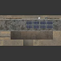 Small House Model with Solar Panels on Light Green Roof and White Fence Porch