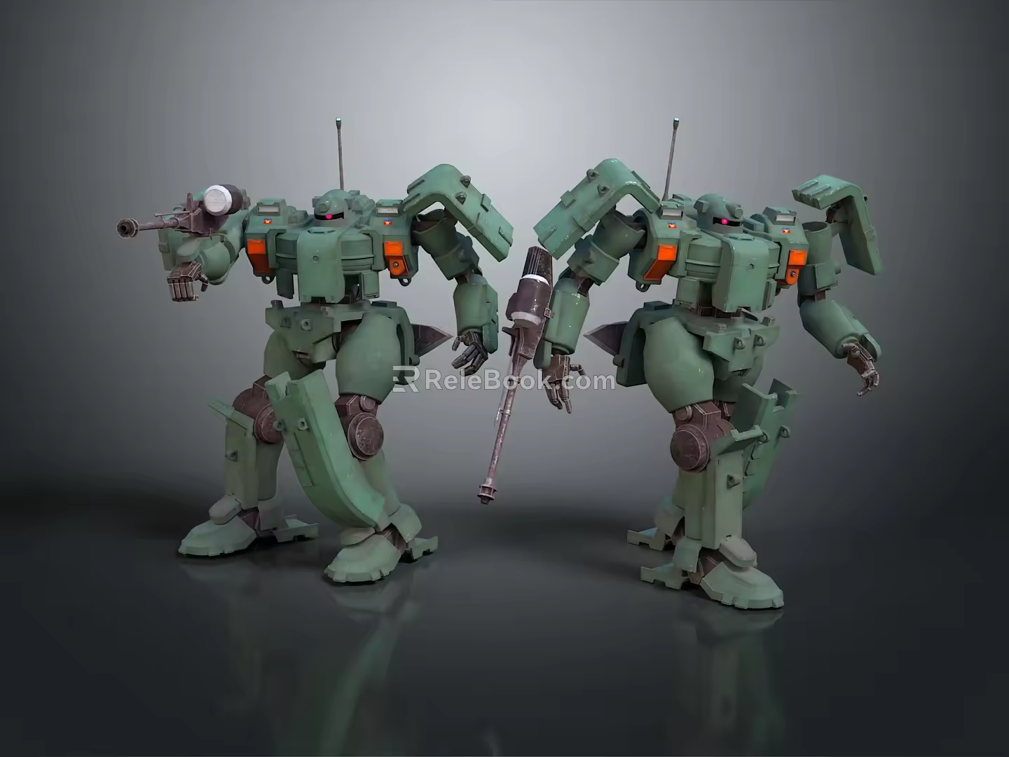 Mech Warrior Mech Soldier Machine Battlearm Mechanical Battlearm Machine Fighter Robot 3d model