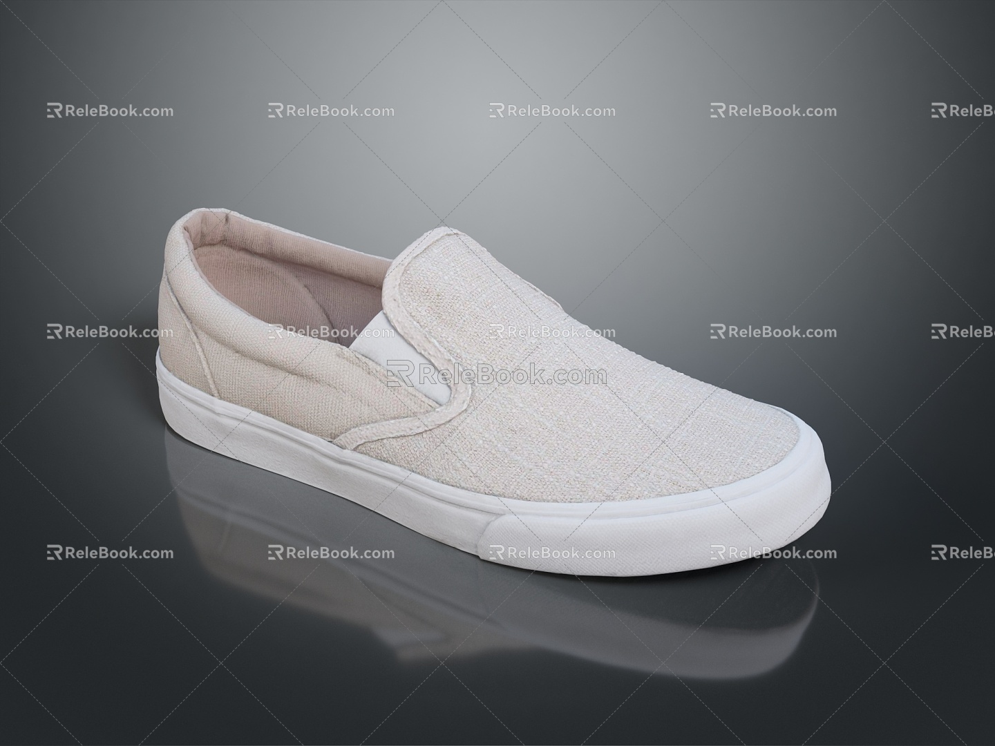 Cloth Shoes Flat Shoes Canvas Shoes Old Cloth Shoes Dad Shoes Casual Running Shoes Beans Loafers 3d model