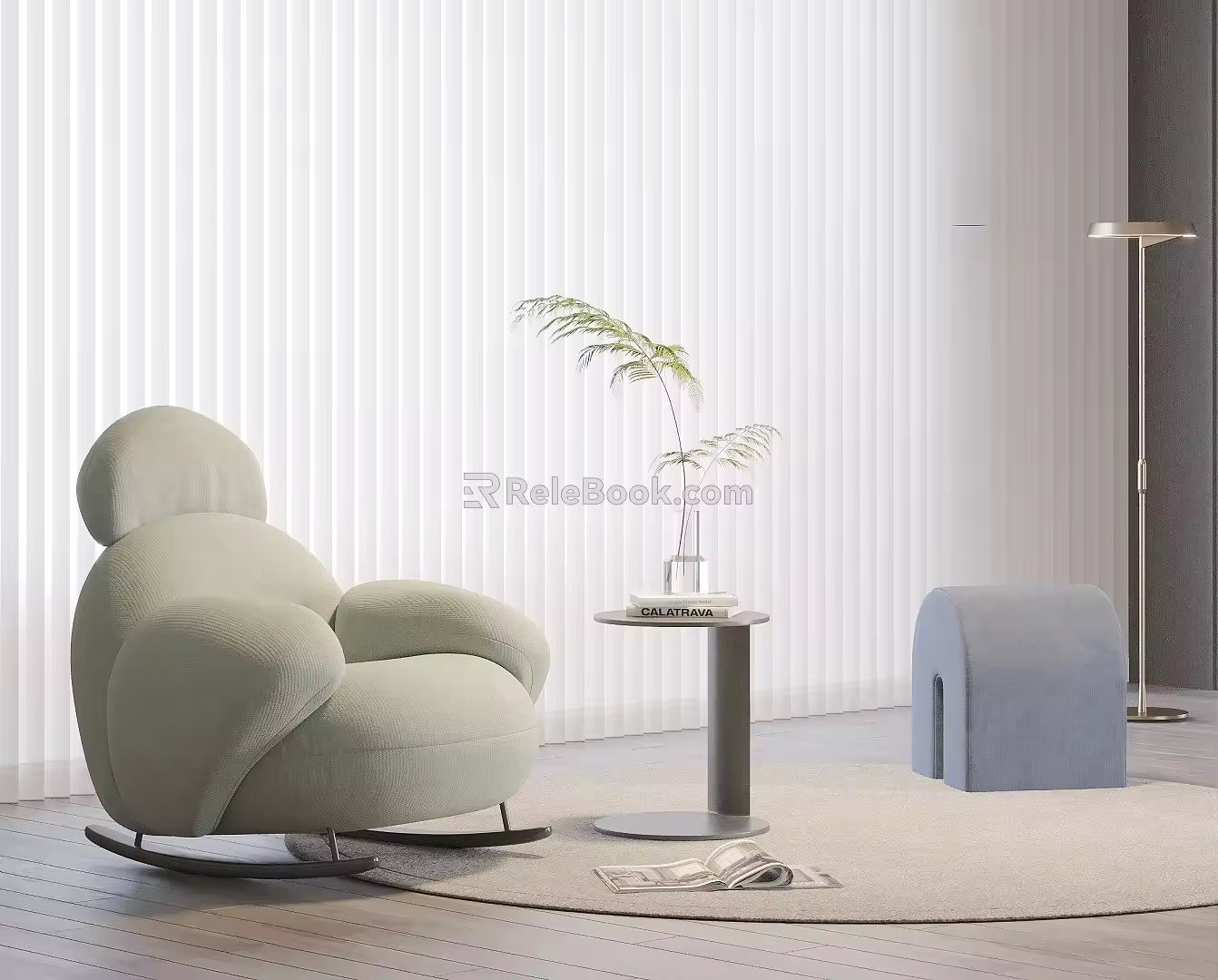 Sofa Single Sofa Casual Sofa 3d model