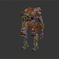 Mecha Warrior Mecha Soldier Machine Armor Mechanical Armor 3d model