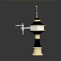 Decorative Faucet With Role And Creature Design Gold Black Finish Brass Material