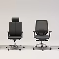 Different Design Office Chairs With High Back Mesh Leather And Swivel Wheels Base