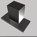 Modern Black Range Hood Minimalist Kitchen Appliance With Sleek Design