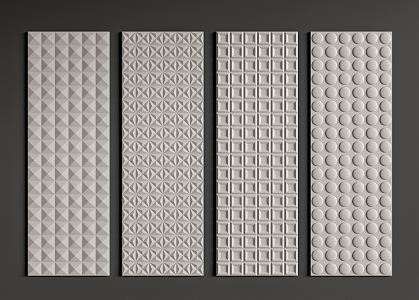 Modern wall panel decorative panel 3d model