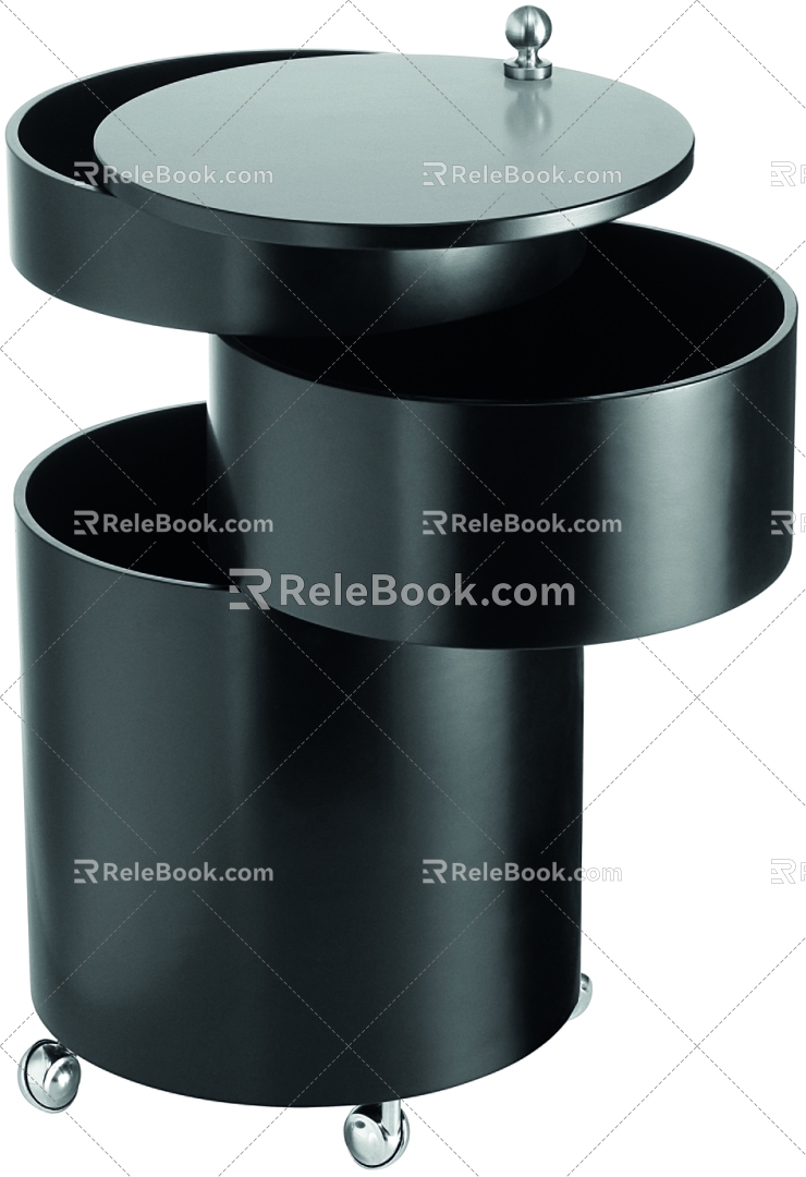 VERPAN Barboy coffee table side table round cylinder 3d model