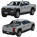 Chevrolet Pickup Truck Exterior Design With Front And Rear Views