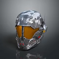 Sci-Fi Helmet Alien Helmet High Tech Helmet Game Helmet 3d model