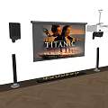 Advanced Projection Monitoring System With HD Display And Security Camera