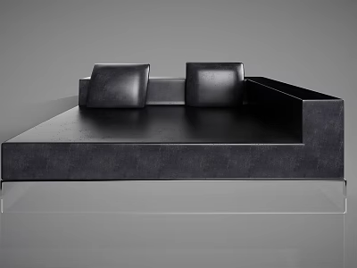 Modern double sofa 3d model
