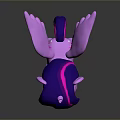 Cute Pink Pony Toy With Purple Mane Horn Wings And Star Tail