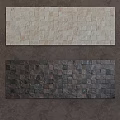 Textured Interior Wall With Light And Dark Square Tiles For Home Decor Design 3d model