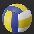 Colorful Yellow Blue White Volleyball Sports Equipment For Training And Matches