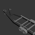 Aluminum Boat Trailer With Heavy Duty Wheels And Winch For Watercraft Transportation