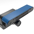 High Performance Blue Black Industrial Equipment With Mechanical Roller And Sturdy Design