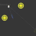 Gray And White Mecha Robot With Yellow Horns Holding Guns Against Space Earth Background
