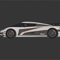 Modern sports car Super Running Super sports car High-end sports car 3d model