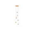 Modern Cylindrical Pendant Lights With White Glass Shade And Gold Accent For Interior Lighting