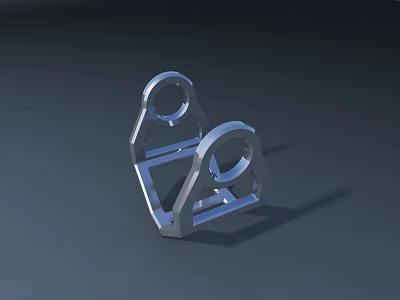 Commercial Equipment Durable Metal Ring Design Industrial Support Structure 3d model