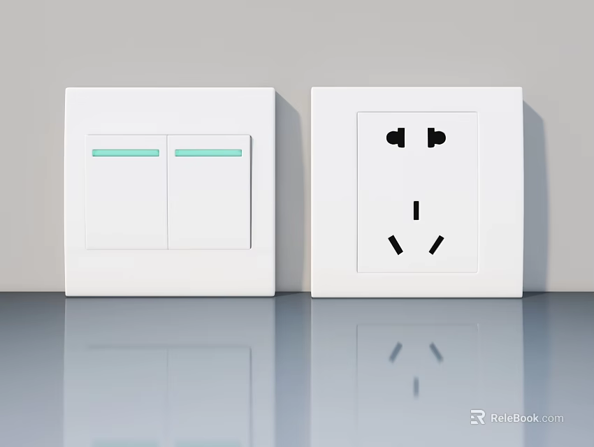 Modern Hinged Doors For Home Interior With Smooth Surface And Durable Design 3d model