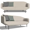 Modern Wendelbo double sofa 3d model