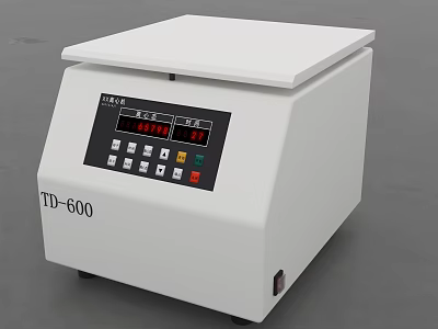 TD 600 Medical Tabletop Centrifuge With Digital Display And Control Panel For Laboratory Use 3d model
