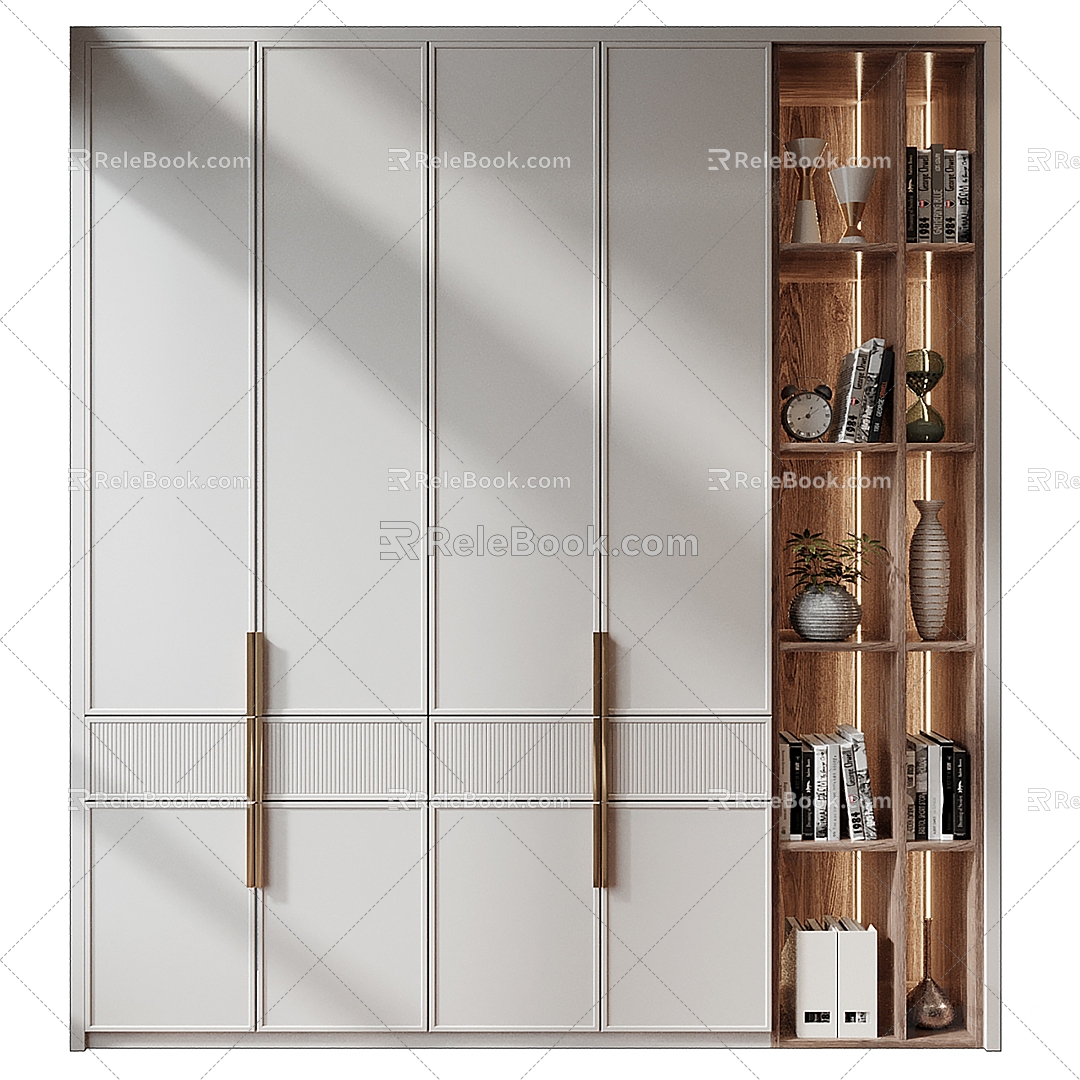 Wardrobe Decorative Cabinet 3d model