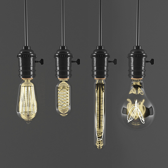 Industrial LOFT chandelier 3d model