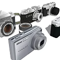 Modern Camera Digital Camera SLR Camera 3d model