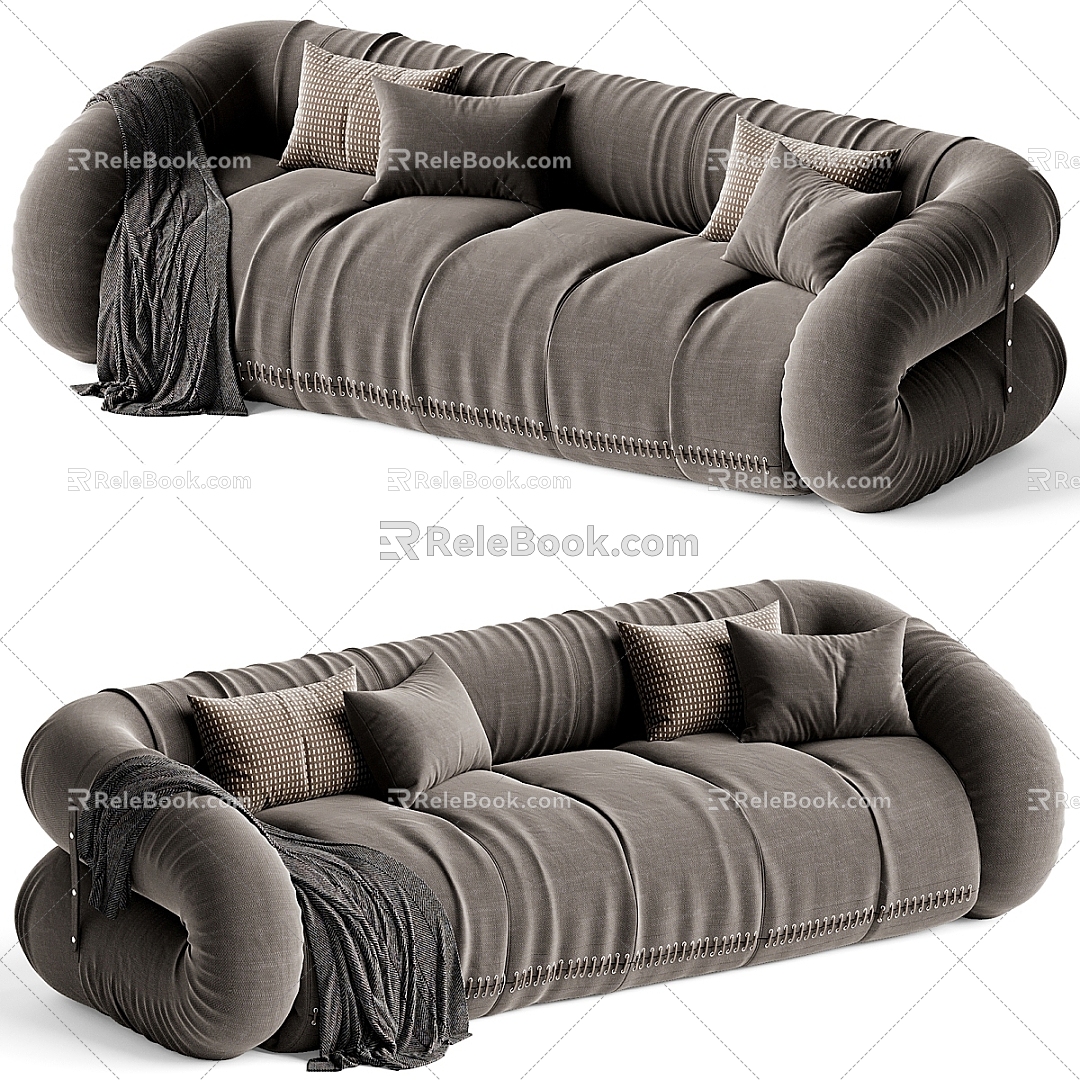 Modern Multiplayer Sofa 3d model