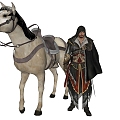 Modern Game Character Assassin's Creed Heroes 3d model