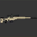 Modern Sniper Rifle 3d model