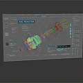 Computer Aided 3D Modeling of Arc Reactor Mechanical Structure with Technical Interface 3d model